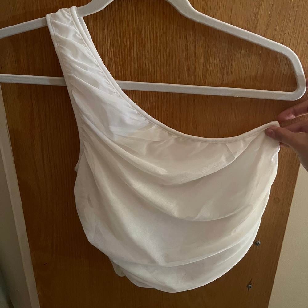 Mesh White Top